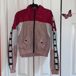 Cropped bomber jacket